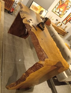 Walnut Epoxy tables, center tables manufacturer in Turkey